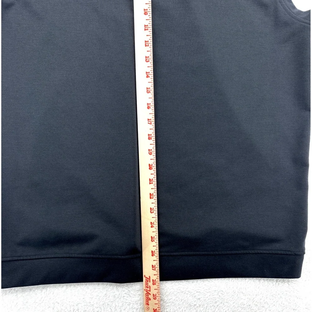 Adidas Mens Golf Vest XL Black IB4542 Quarter Zip Performance Pullover